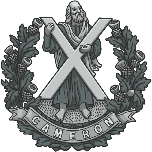 Эмблема Камеронских горцев королевы